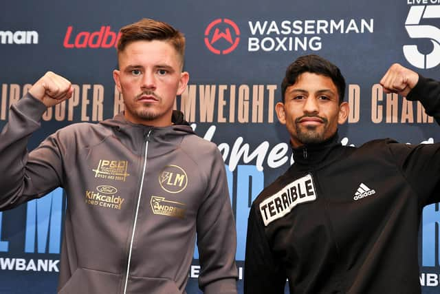 Lee McGregor and Erik Robles Ayala will go head to head at Meadowbank tonight. Picture: Shabba Shafiq.