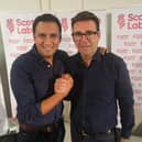 Scottish Labour leader Anas Sarwar and mayor of Manchester Andy Burnham (Photo: John Devlin).