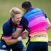 Kyle Steyn training at Oriam ahead of Scotland's A international against England in Leicester on Sunday. Picture: Paul Devlin/SNS