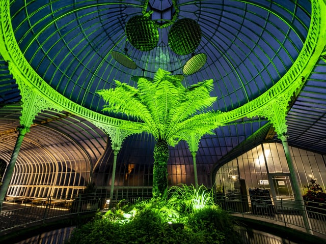 Landmarks across Scotland illuminated green on the longest night of the year on Wednesday, December 21, in support of the child protection charity, the NSPCC and its Childline counselling service.