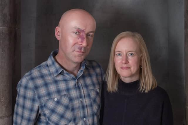 Marisa Haetzman and Chris Brookmyre, aka Ambrose Parry