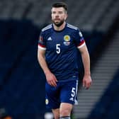 Grant Hanley is the longest-serving outfield player in Scotland's Euro 2020 squad (Photo by Craig Williamson / SNS Group)
