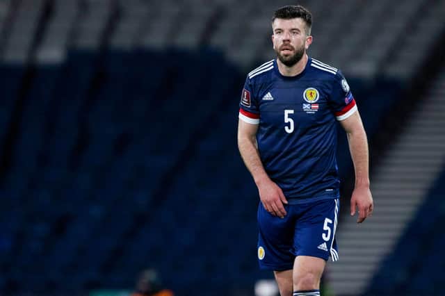 Grant Hanley is the longest-serving outfield player in Scotland's Euro 2020 squad (Photo by Craig Williamson / SNS Group)