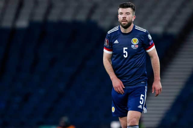Grant Hanley is the longest-serving outfield player in Scotland's Euro 2020 squad (Photo by Craig Williamson / SNS Group)