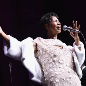 Aretha Franklin performs in New York at an Elton John Aids Foundation event in 2017 (Picture: Dimitrios Kambouris/Getty Images)