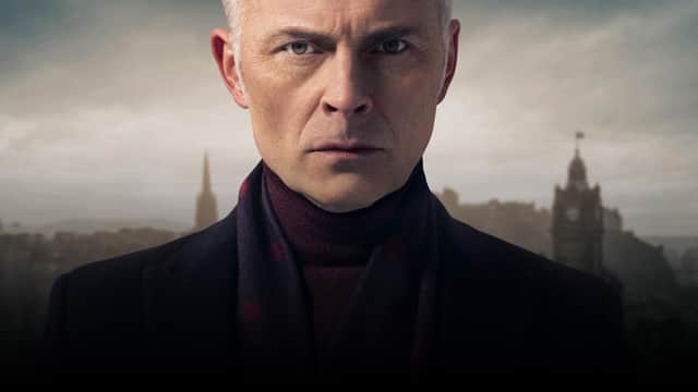 Actor Mark Bonnar in Guilt, a drama which featured Hibs programmes in its big reveal. The bigger mystery is why the club have stopped issuing them.