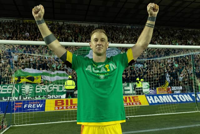 Celtic must find a suitable replacement for retiring goalkeeper Joe Hart this summer. (Photo by Craig Williamson / SNS Group)