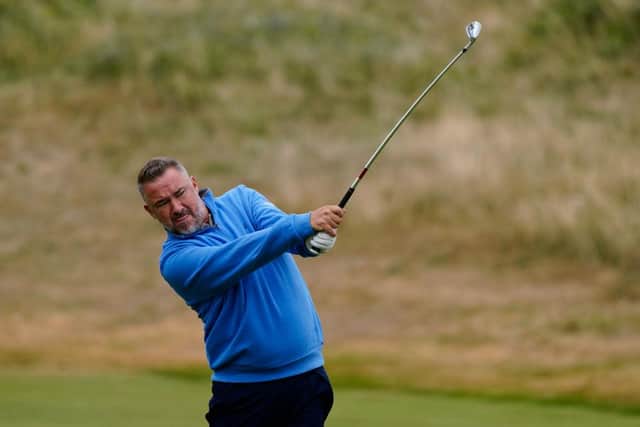 Snooker star Stephen Hendry will head onto the fairways. (Photo by Phil Inglis/Getty Images)