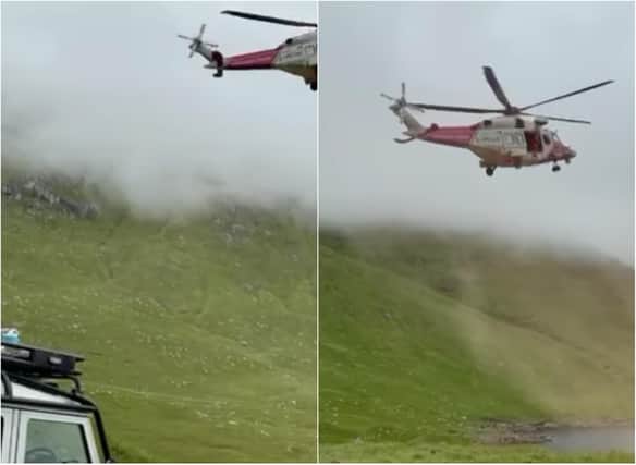 Ben Cruachan: WATCH Mountain Rescue assist walker seriously injured near the summit of Argyll and Bute munro
