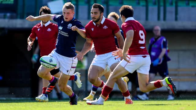 Scotland lost 55-17 to Georgia in the Under 20 Six Nations Summer Series in Treviso. Picture: ©INPHO/Ben Brady