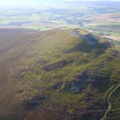 The commanding summit of the Tap O Noth which is now believed to have been home to the largest Pictish settlement and some 4,000 people. PIC: Aberdeen University.