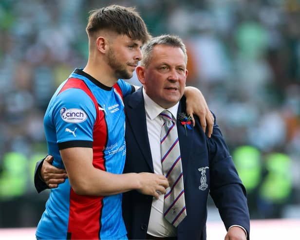 Inverness manager Billy Dodds hailed his team for their performance against Celtic.
