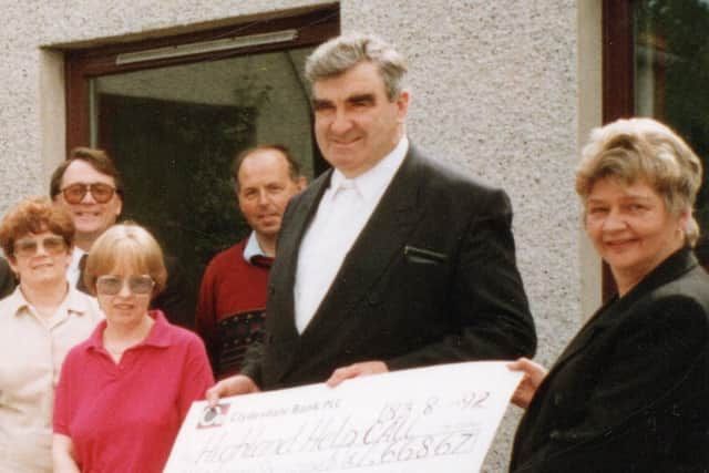 The Rev Cllr Alexander Murray pictured at an event in 1992