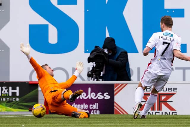 Allan McGregor had to put in a man of the match performance against Hamilton to earn Rangers a draw. Picture: SNS