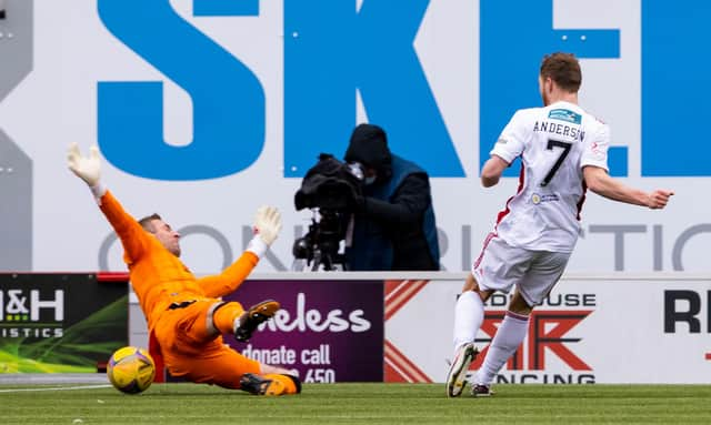 Allan McGregor had to put in a man of the match performance against Hamilton to earn Rangers a draw. Picture: SNS