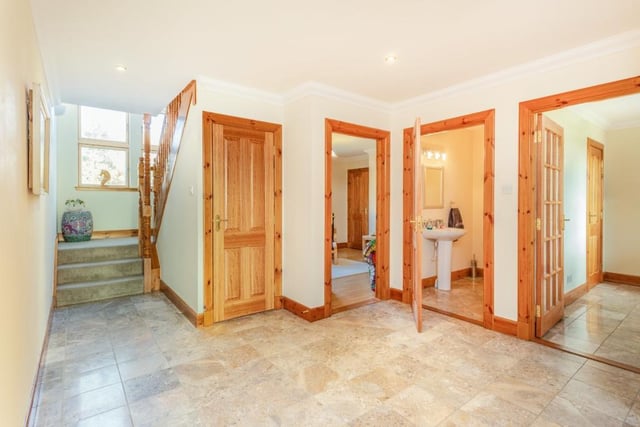 Hall and staircase.