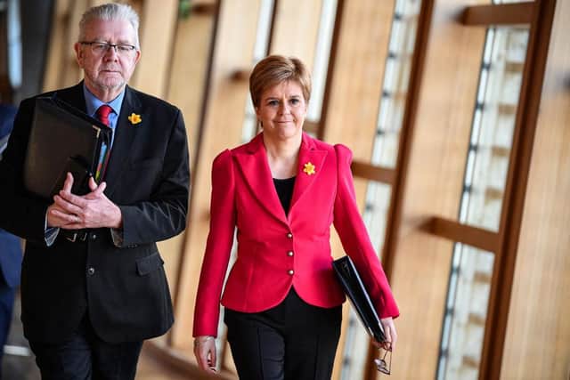 Scotland’s Constitution Secretary Mike Russell said the quality of dialogue has been poor and has “got significantly worse since Boris Johnson became Prime Minister”. (Photo by Jeff J Mitchell/Getty Images)