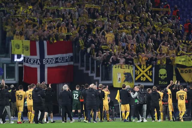 FK Bodo/Glimt recorded some impressive results in the Conference League group stages. (Photo by Paolo Bruno/Getty Images)