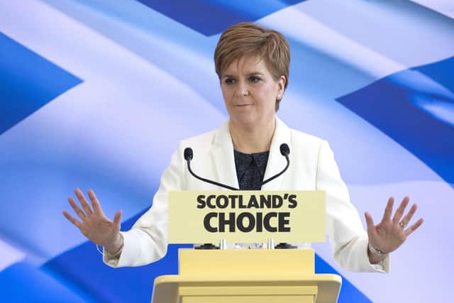 Nicola Sturgeon's planned referendum date does not have the backing of the majority of Scots. Picture: PA