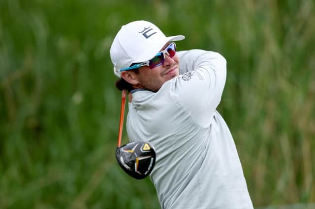 Ewen Ferguson in action during the second round of the Jonsson Workwear Open at The Club at Steyn City in South Africa. Picture: Warren Little/Getty Images.