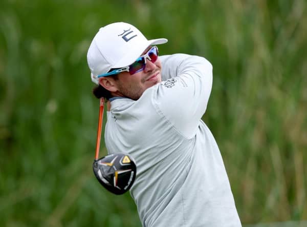 Ewen Ferguson in action during the second round of the Jonsson Workwear Open at The Club at Steyn City in South Africa. Picture: Warren Little/Getty Images.