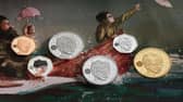 The Harry Potter Collection, a coin collection released by the Royal Mint to celebrate 25th anniversary of Harry Potter and The Philosopher's Stone. Picture: The Royal Mint/PA Wire