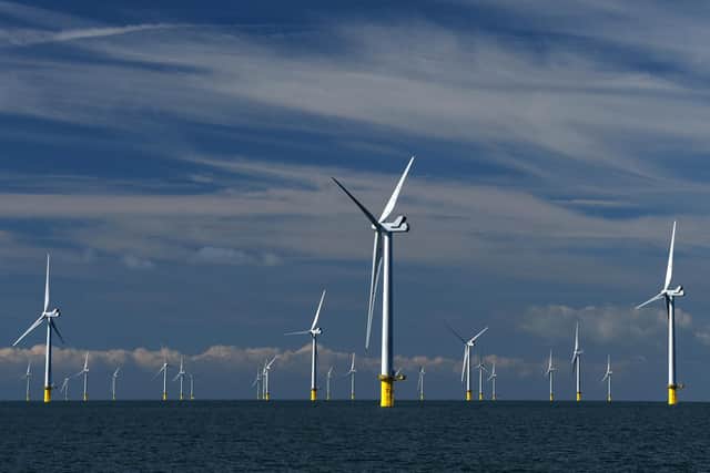 SSE adopts and installs tried and tested technologies to bring us large scale offshore, above, and onshore wind farms.  (Photo by Mike Hewitt/Getty Images)