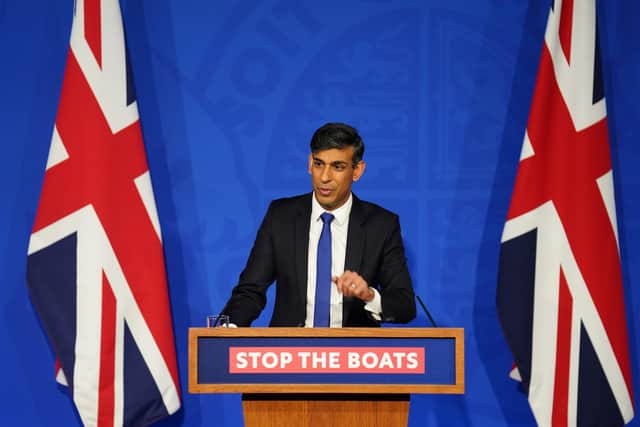 Prime Minister Rishi Sunak is battling to keep his party together.