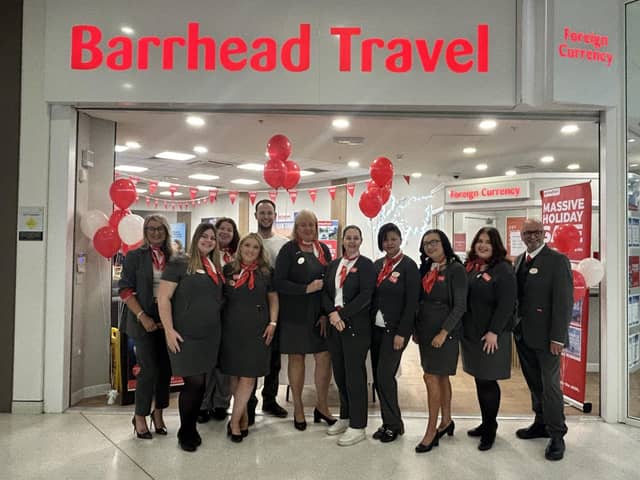 Barrhead Travel said its Braehead store completed its refurbishment in February while Dunfermline and East Kilbride will begin work this month.