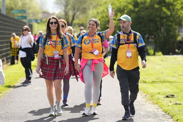 Raising funds for Marie Curie ...
