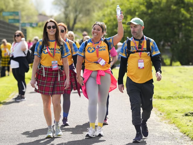 Raising funds for Marie Curie ...