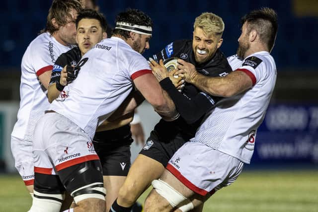 Glasgow's Adam Hastings made his return from injury against Ulster after a long lay-off. Picture: Craig Williamson/SNS