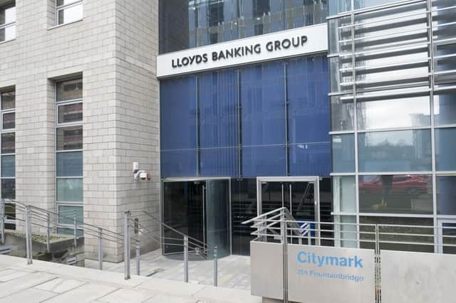 Lloyds Banking Group owns Bank of Scotland and Scottish Widows. Picture: Ian Rutherford