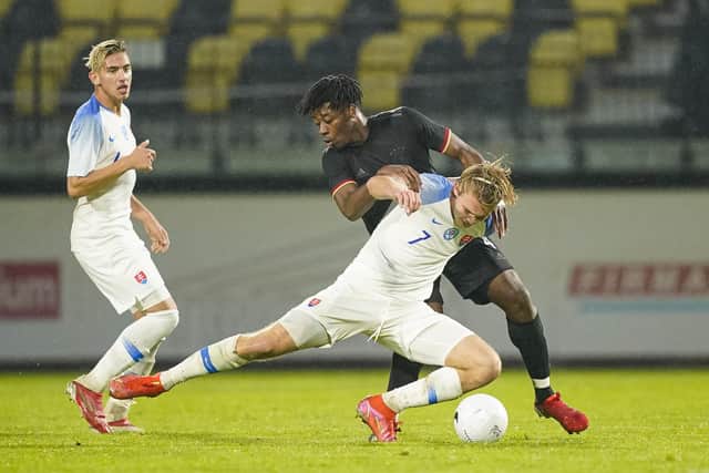 Adam Griger has represented Slovenia at under-19 level.
