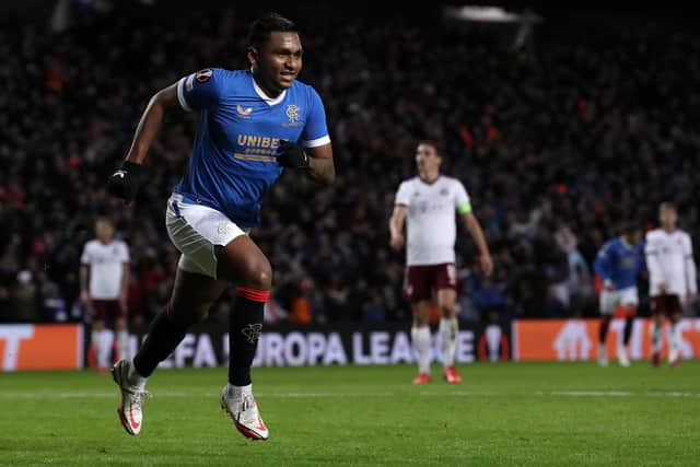 Alfredo Morelos, Rangers' all-time leading scorer in European competition with 27 goals, will be key to their hopes of causing an upset against Borussia Dortmund. (Photo by Ian MacNicol/Getty Images)