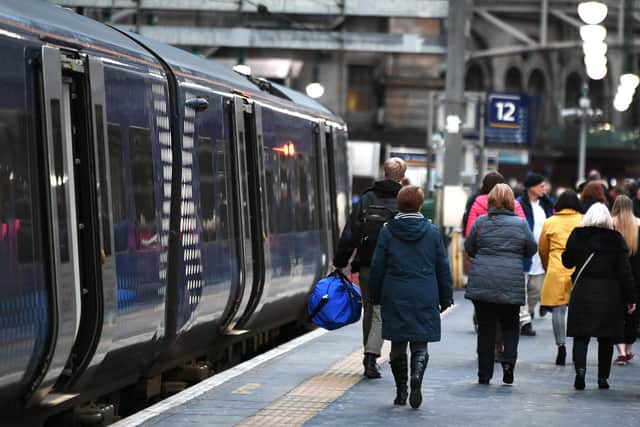 ScotRail passengers have suffered nine weeks of disruption from the Sunday strikes. Picture: John Devlin