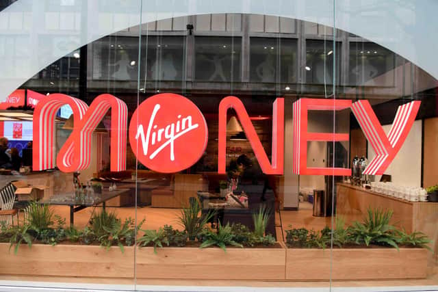 The lender is rebranding Clydesdale Bank and Yorkshire Bank branches under the Virgin Money banner. Picture: Virgin Money