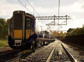 ScotRail’s Class 385 Hitachi electric train is the breakout star of a new train simulator game, Train Sim World 3: ScotRail Express: Edinburgh – Glasgow.