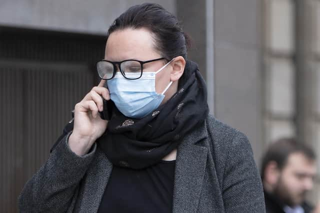 Former SNP MP Natalie McGarry arriving at Glasgow Sheriff Court for sentencing after she embezzled almost £25,000 from two pro-independence groups. The 40-year-old who represented Glasgow East between 2015 and 2017, was convicted of two charges of embezzlement in May. Picture date: Thursday June 30, 2022.