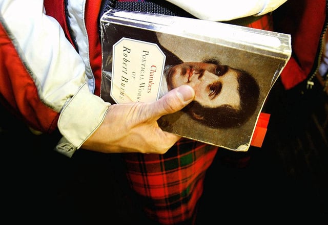 Scots celebrate the life of Robert Burns on January 25 (Getty Images)