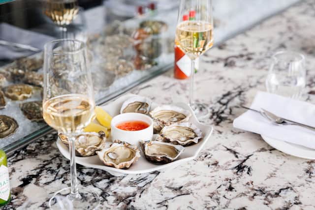 Oysters and Champagne at Ondine Oyster & Grill