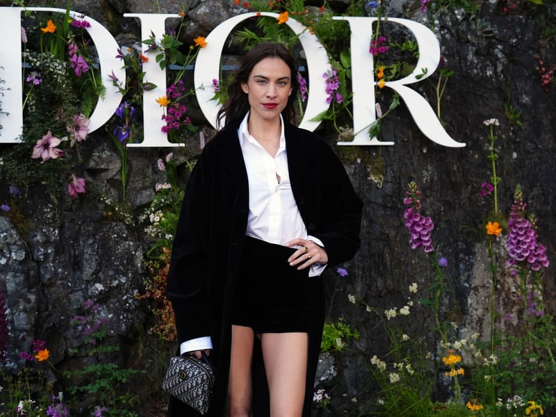 Alexa Chung attends the Dior Cruise 2025 show