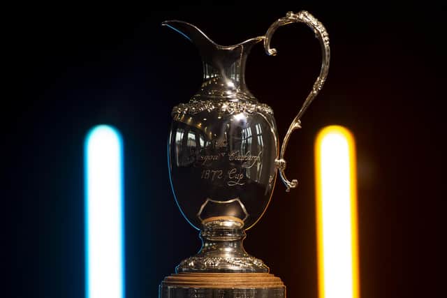 The 1872 Cup is contested annually by Glasgow Warriors and Edinburgh.  (Photo by Ross MacDonald / SNS Group)