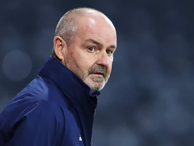 Scotland manager Steve Clarke will focus on the positive after Euro 2020 qualification  (Photo by Ian MacNicol/Getty Images)