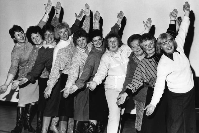 The St Oswalds Allsorts dancers pictured in January 1987. Recognise anyone?