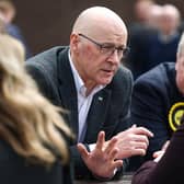 SNP leader John Swinney on the campaign trail (Photo by Jeff J Mitchell/Getty Images)