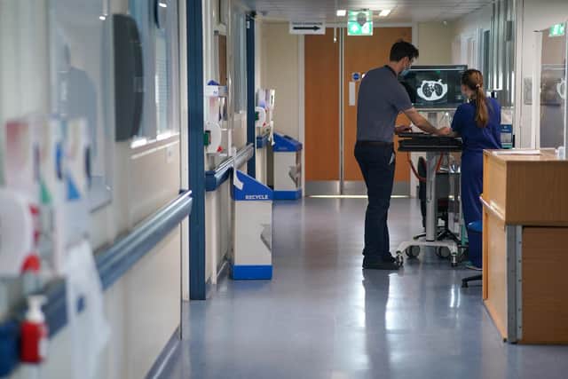 Thousands of Scots are paying for private healthcare because of long NHS waiting lists. Image: Jeff Moore/Press Association.