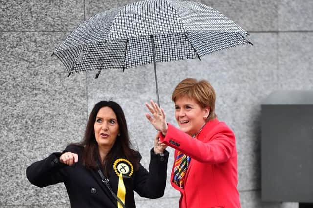 First Minister Nicola Sturgeon helped Margaret Ferrier successfully campaign to win back her South Lanarkshire seat from Labour at the 2019 General Election. Picture: Jeff J Mitchell/Getty Images