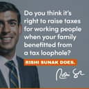 Labour has continued its personal attacks on Rishi Sunak with an advert targeting his wife’s previous non-dom tax status.