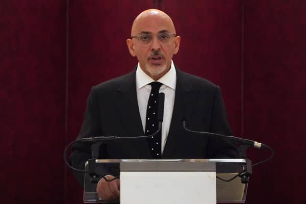 Chancellor of the Exchequer Nadhim Zahawi speaking at the Financial and Professional Services Dinner at Mansion House in the City of London. Picture date: Tuesday July 19, 2022.
